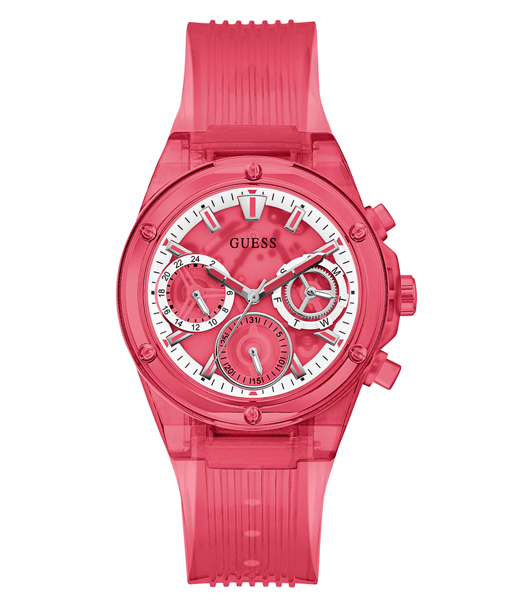  GW0438L4 GUESS Ladies Red Multi-function Watch