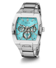 GUESS Mens Silver Tone Multi-function Watch main