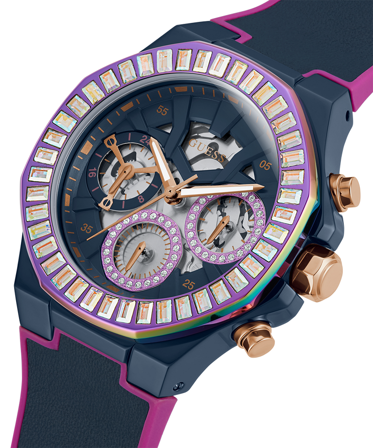 GUESS Ladies Navy Multi-function Watch lifestyle image