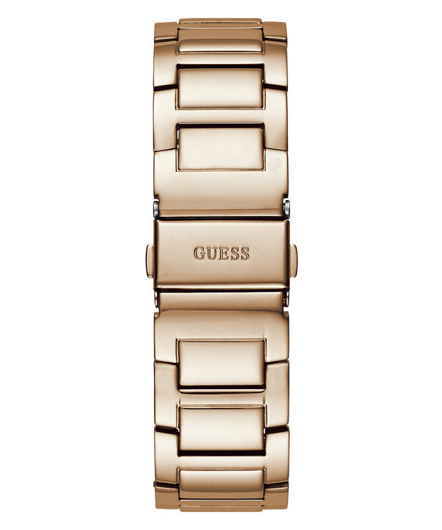 GUESS Ladies Rose Gold Tone Multi-function Watch back