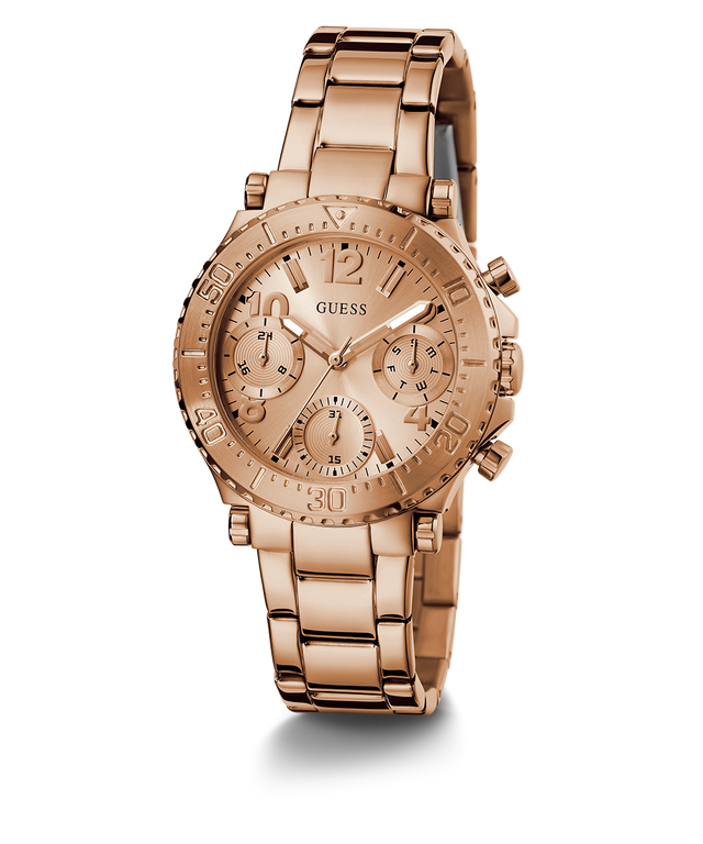 GUESS Ladies Rose Gold Tone Multi-function Watch main image
