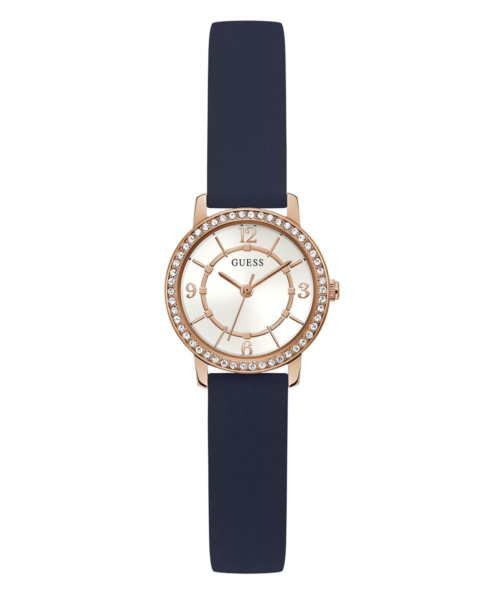 GUESS Ladies Navy Rose Gold Tone Analog Watch secondary image