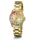 GW0475L3 GUESS Ladies Gold Tone Date Watch angle