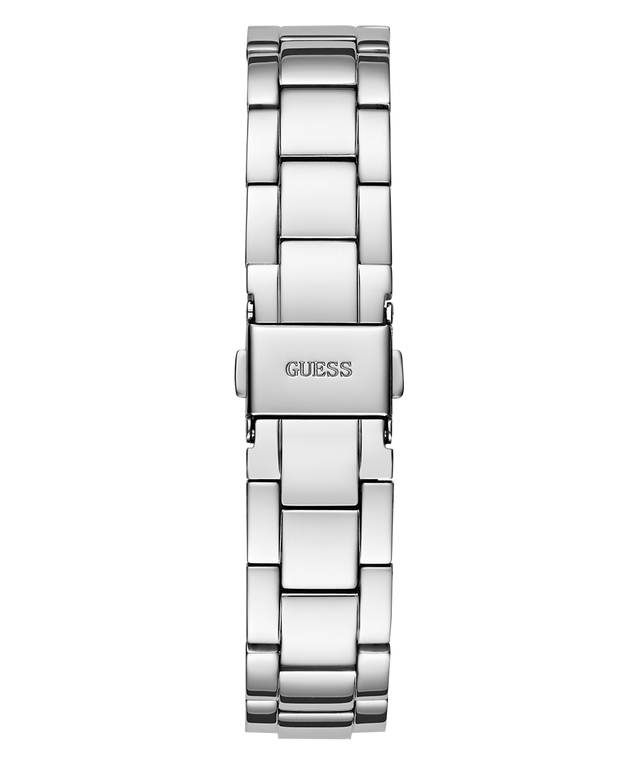 GW0475L4 GUESS Ladies Silver Tone Day/Date Watch back view