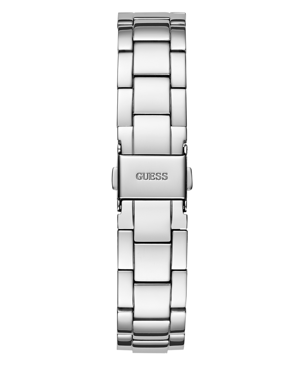 GW0475L4 GUESS Ladies Silver Tone Day/Date Watch back view