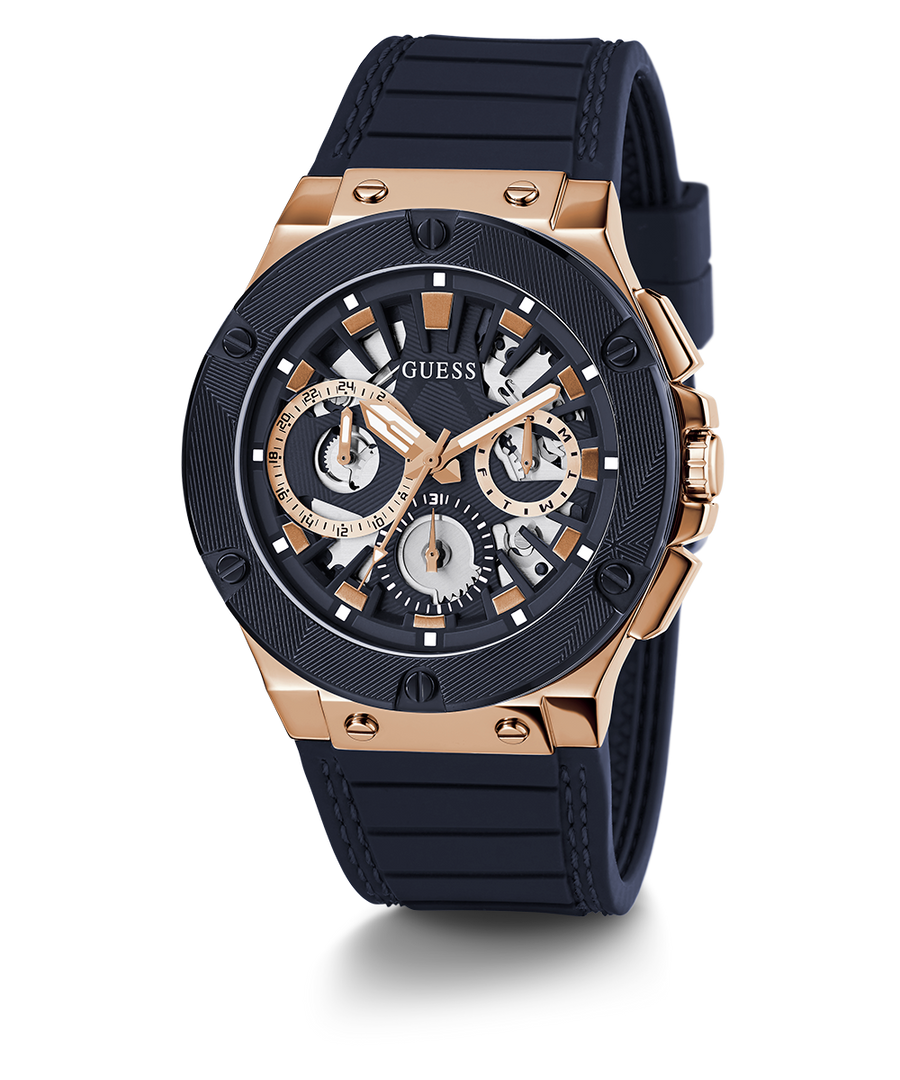 GUESS Mens Navy Multi function Watch