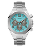 GUESS Mens Silver Tone Multi-function Watch