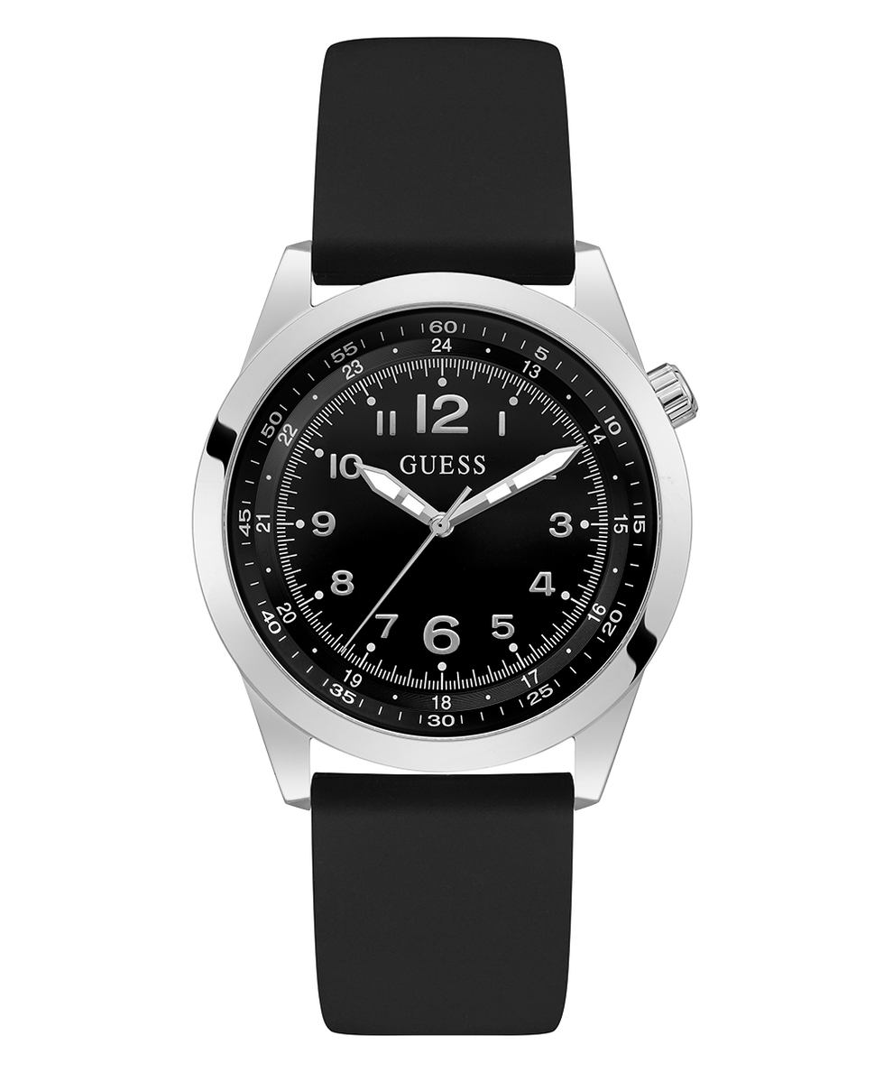 GUESS Mens Black Silver Analog Watch secondary image