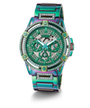 GUESS Mens Iridescent Multi-function Watch