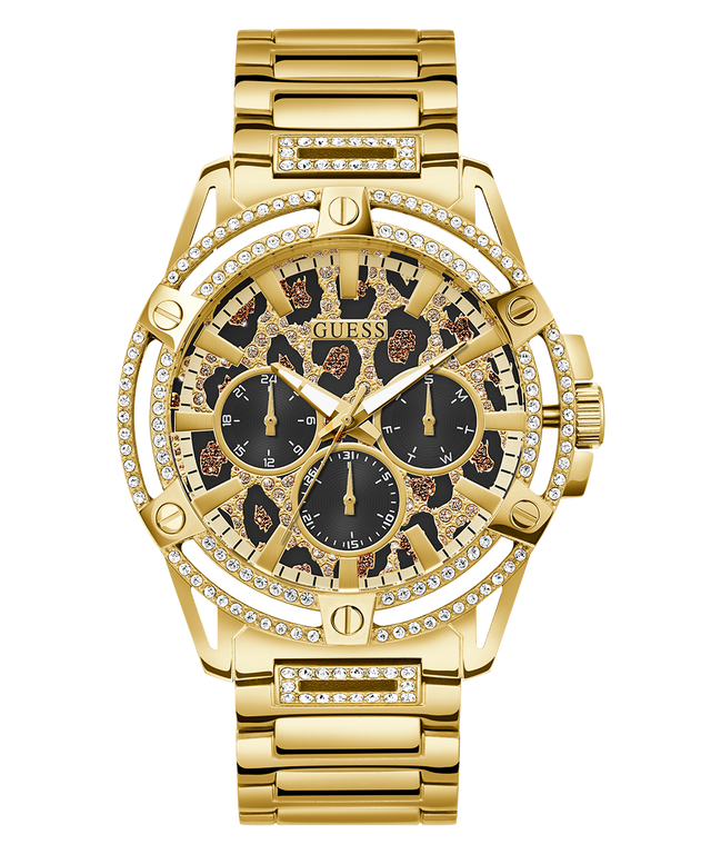 GW0497G4 GUESS Mens Gold Tone Multi-function Watch