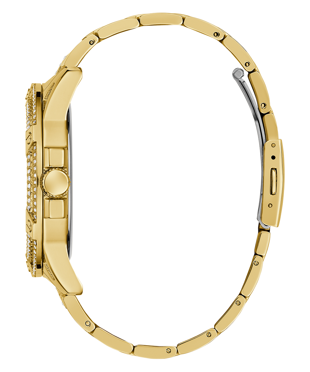 GW0497G4 GUESS Mens Gold Tone Multi-function Watch side view