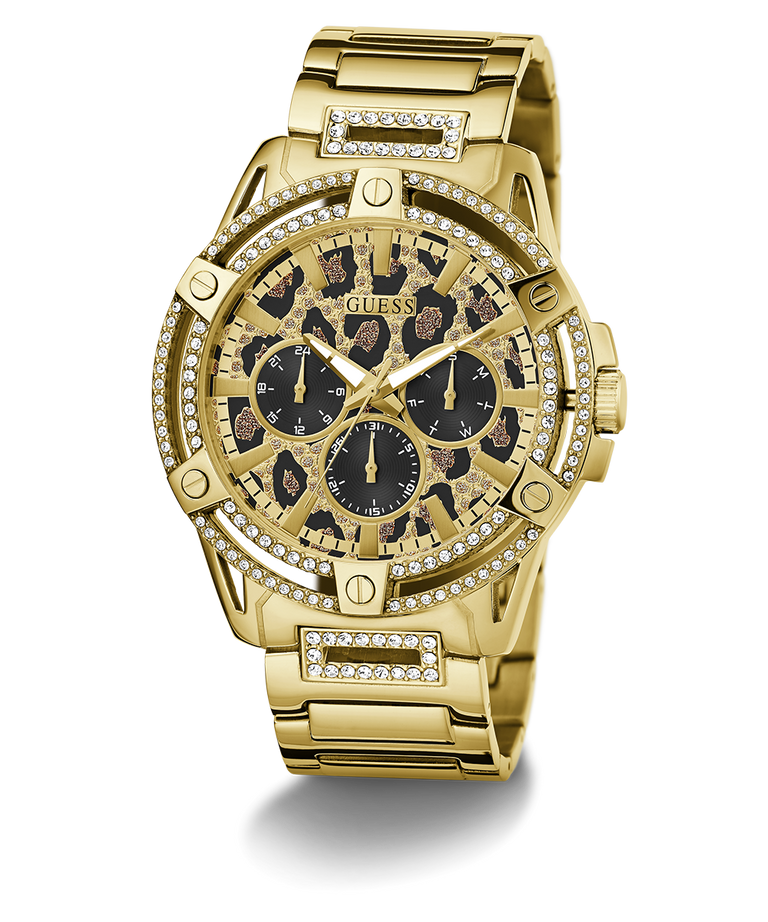 GW0497G4 GUESS Mens Gold Tone Multi-function Watch angle