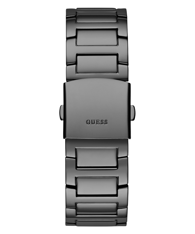 GW0497G5 GUESS Mens Gunmetal Multi-function Watch back view