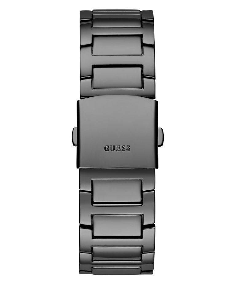 GW0497G5 GUESS Mens Gunmetal Multi-function Watch back view