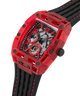 GW0499G4 GUESS Mens Black Red Multi-function Watch lifestyle angle