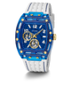 GW0499G6 GUESS Mens White Blue Multi-function Watch angle