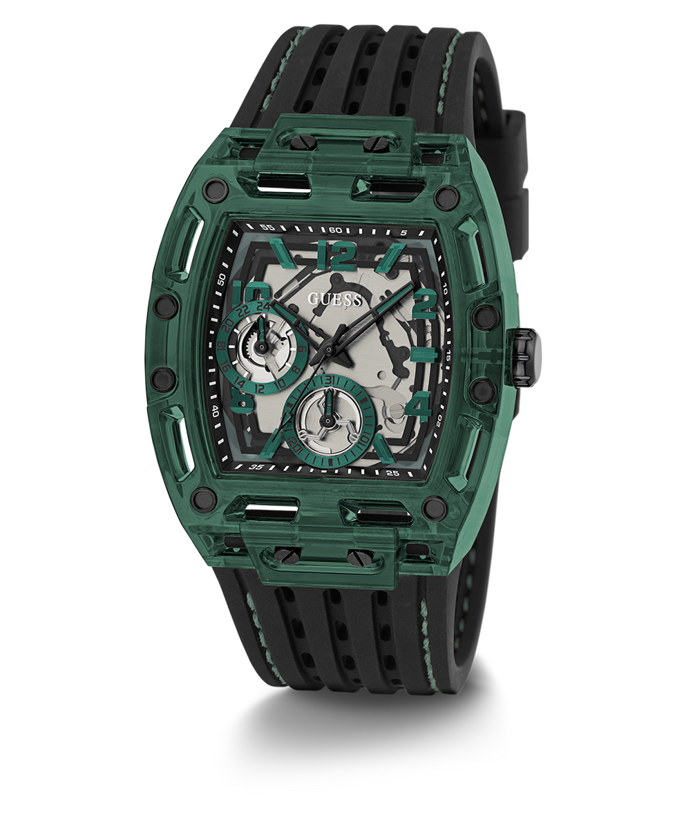 GUESS Mens Black Green Multi function Watch GW0499G7 GUESS Watches US