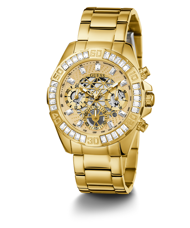 GUESS Ladies Gold Tone Multi-function Watch main image