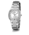 GUESS Ladies Silver Analog Watch angle