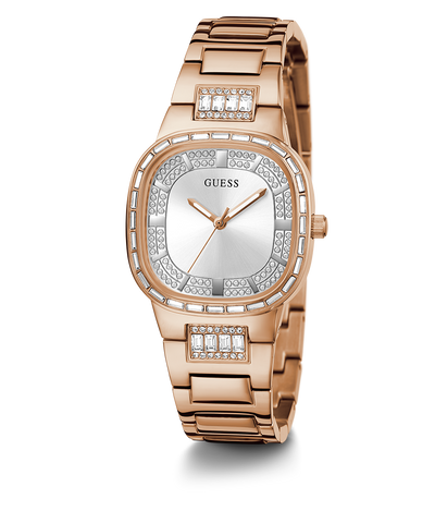 GUESS Ladies Rose Gold Analog Watch