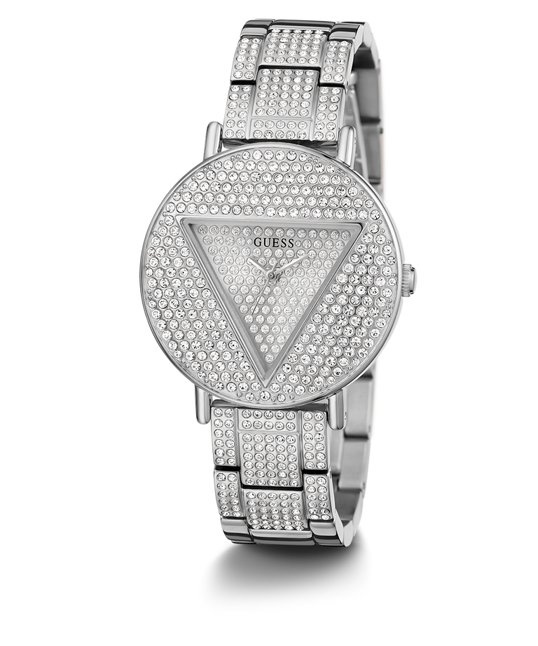 Reloj analógico plateado para mujer GUESS