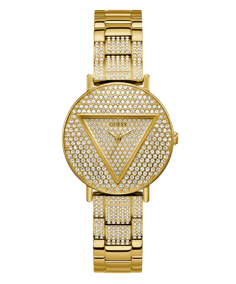 GUESS Ladies Gold Tone Analog Watch