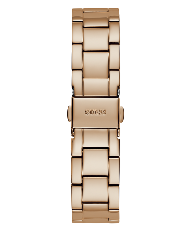 GUESS Ladies Rose Gold Analog Watch back view