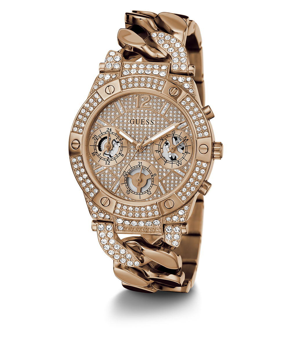 GUESS Ladies Rose Gold Tone Multi function Watch GW0513L3 GUESS Watches US