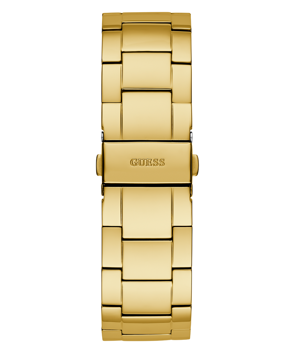 GUESS Mens Gold Tone Multi-function Watch