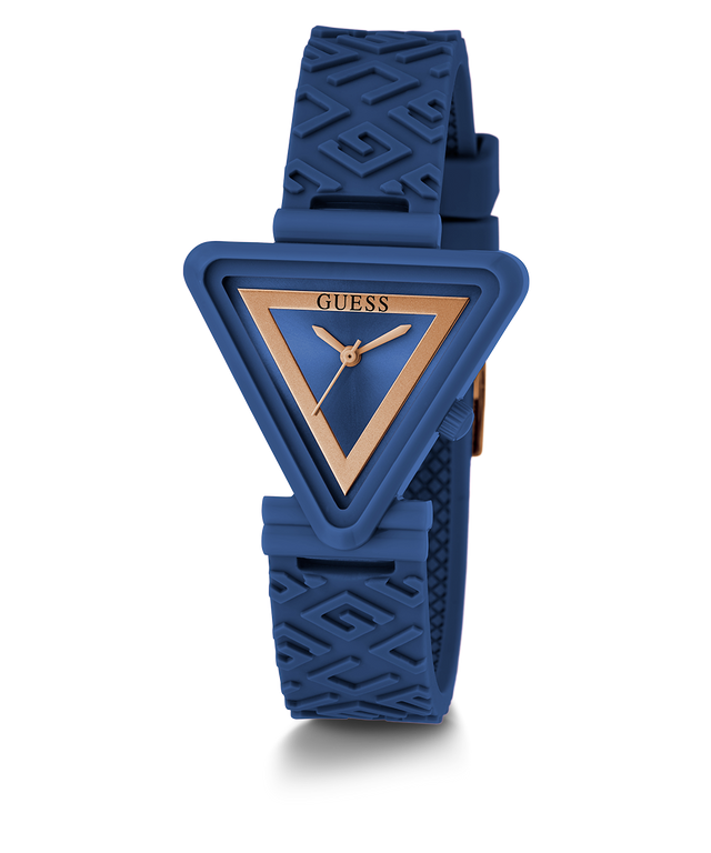 GUESS Ladies Blue Analog Watch angle