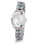 GW0546L4 GUESS Ladies Silver Tone Analog Watch