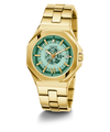 GUESS Ladies Gold Tone Date Watch