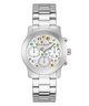 GUESS Ladies Silver Tone Multi-function Watch