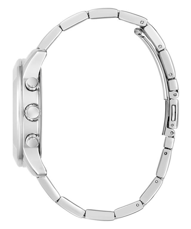 GUESS Ladies Silver Tone Multi-function Watch side