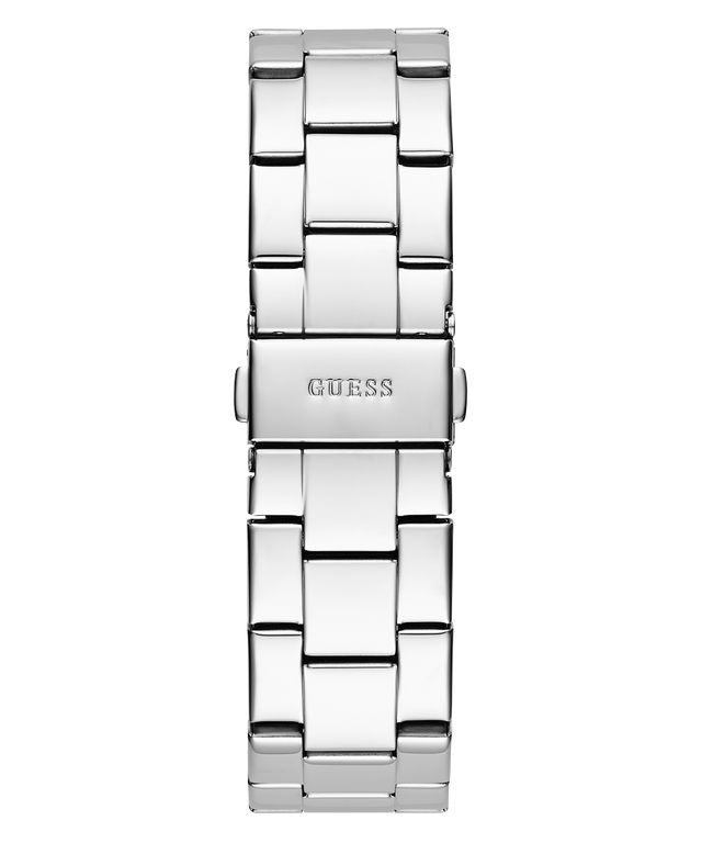 GUESS Ladies Silver Tone Multi-function Watch back