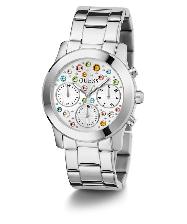 GUESS Ladies Silver Tone Multi-function Watch main image