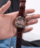GUESS Mens Brown Coffee Analog Watch lifestyle