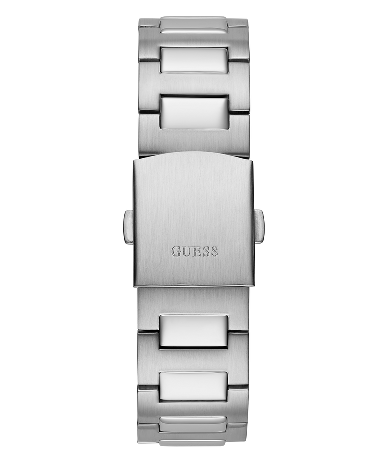 GW0572G6 GUESS Mens Silver Tone Multi-function Watch back