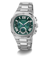 GW0572G6 GUESS Mens Silver Tone Multi-function Watch angle