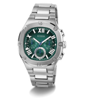 GW0572G6 GUESS Mens Silver Tone Multi-function Watch angle