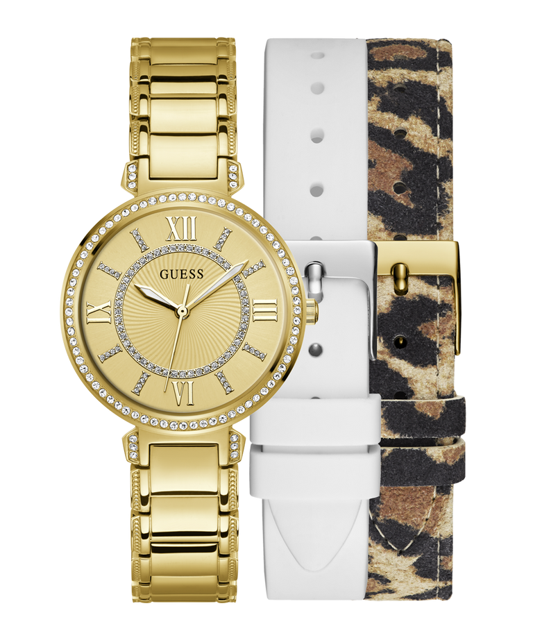 GUESS Ladies Gold Tone Analog Watch