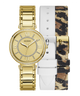 GUESS Ladies Gold Tone Analog Watch