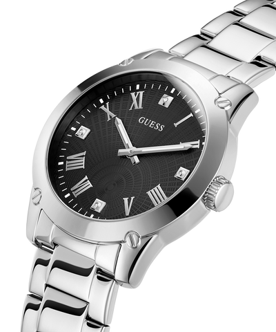 GUESS Mens Silver Tone Analog Watch lifestyle