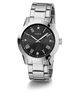 GUESS Mens Silver Tone Analog Watch