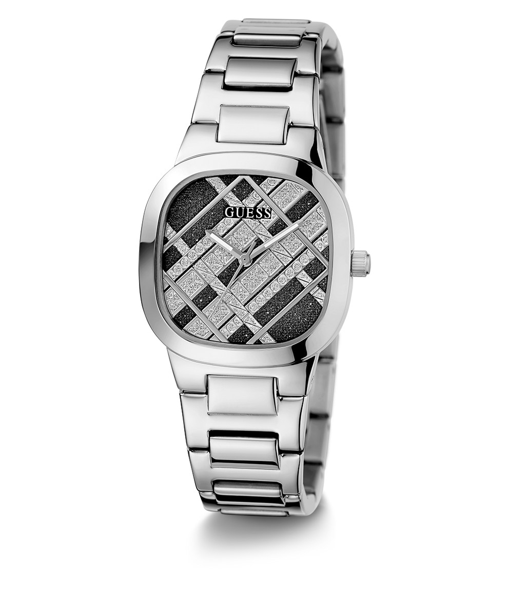 Ladies silver sales guess watch