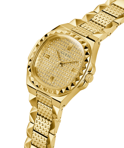 GUESS Ladies Gold Tone Analog Watch lifestyle