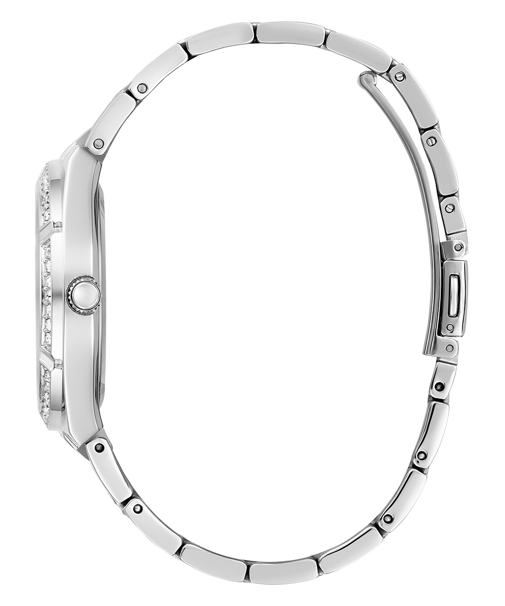 Black & Silver Transparent Strap Watch | Joseph Abboud