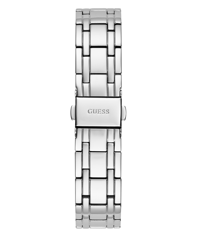 GUESS Ladies Silver Tone Multi-function Watch back