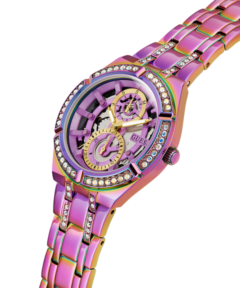 GUESS Ladies Iridescent Iridescent Multi-function Watch - GW0604L4 ...