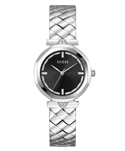 GUESS Ladies Silver Tone Analog Watch image